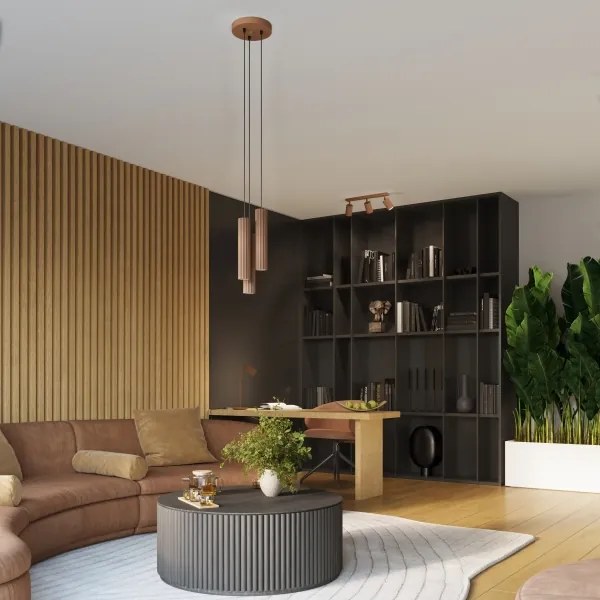 Brilagi - Aplica spot de perete CRESTO 1xGU10/10W/230V, maro