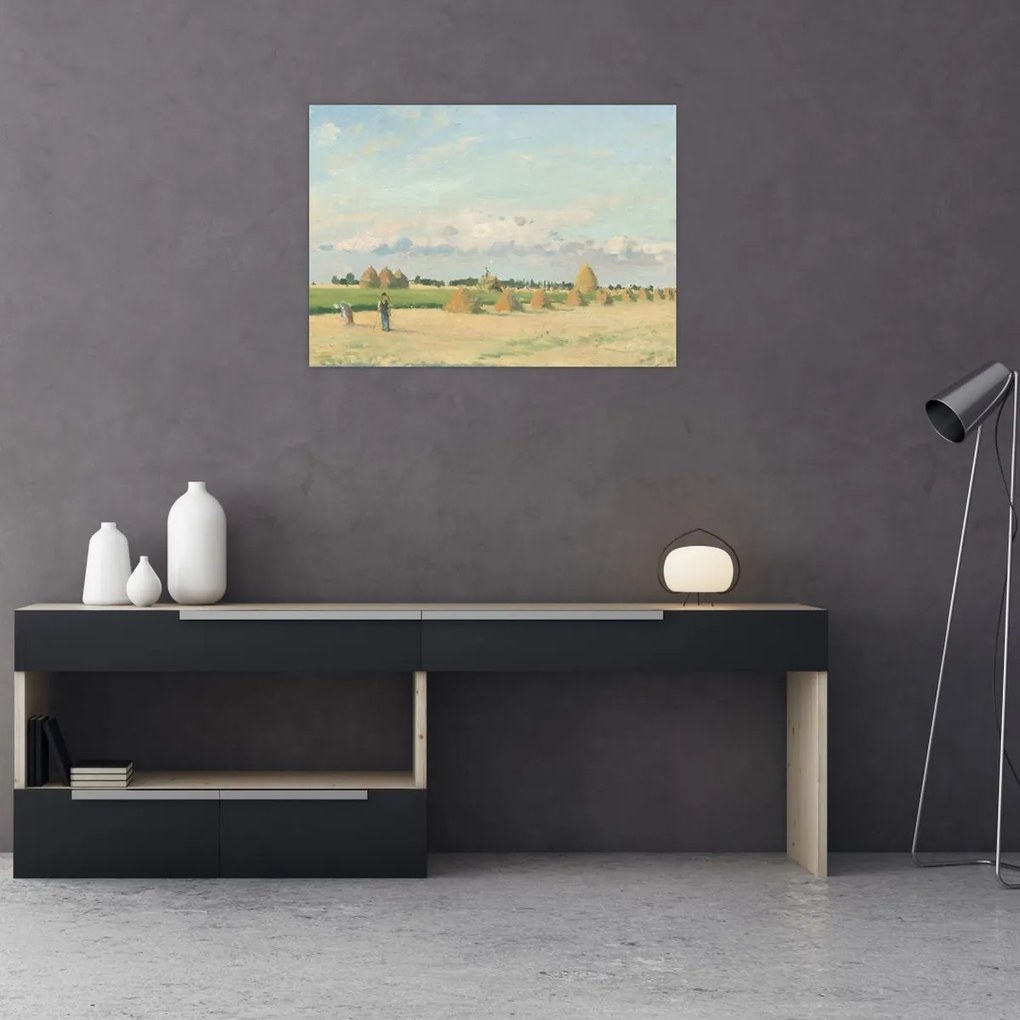 Tablou - Camille Pissarro, Landscape, Ile de France, reproducere (70x50 cm)