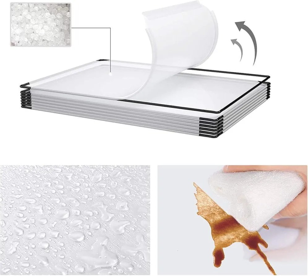 Gard pentru animale mici din plastic transparent BEN, 143x71x47cm, transparent SongmicsHome