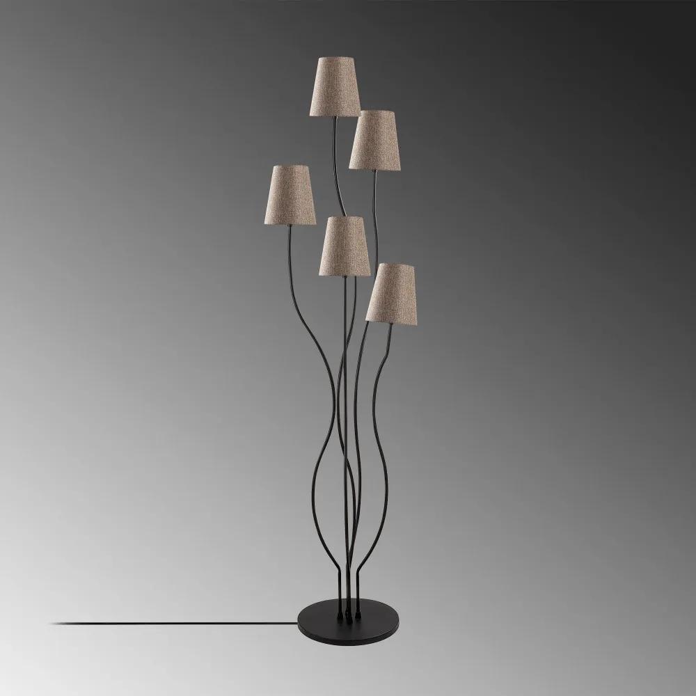 Bonibon - 13236 Design interior Lampa de podea Negru Bej 44x44x160 cm