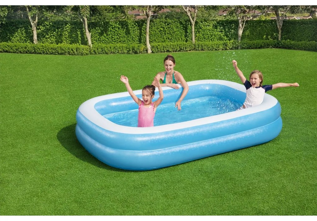 Piscina gonflabila, dreptunghiulara, 269x175x51 cm, bestway family