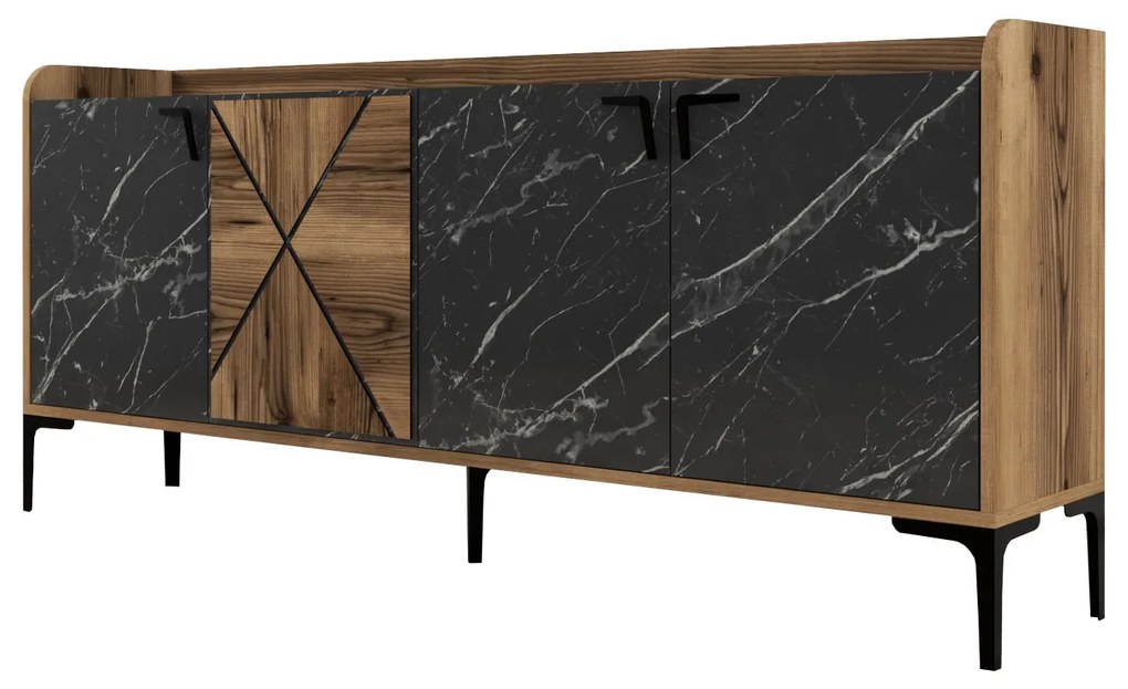 Dulap Venedikt (nuc + negru). 1072735