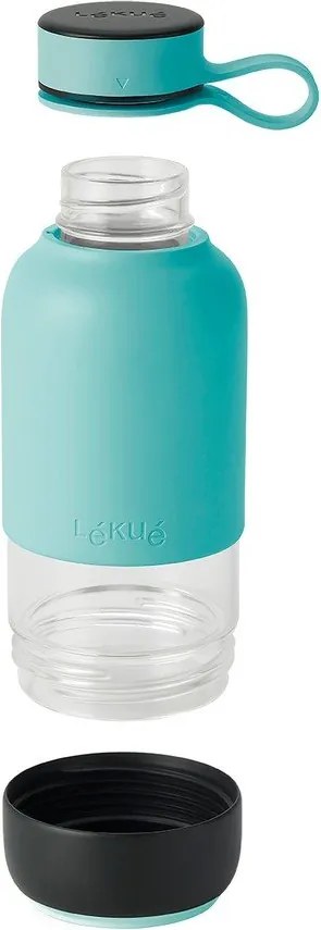 Sticlă turcoaz de călătorie din sticlă 500 ml To Go – Lékué
