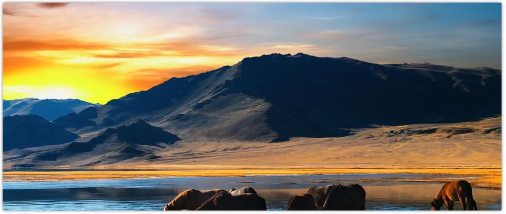 Tablou - Alimentarea cu energie electrică (120x50 cm)