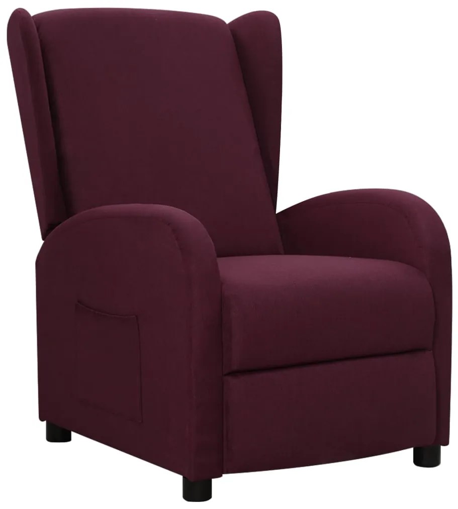 3098226 vidaXL Fotoliu cu ridicare, violet, material textil