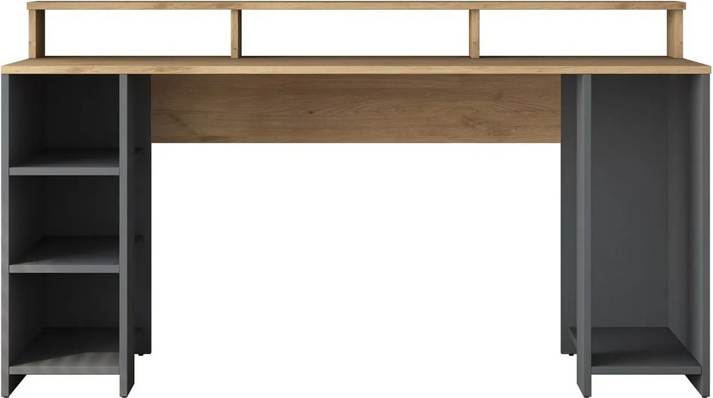 Birou Hamin Walnut și Anthracite