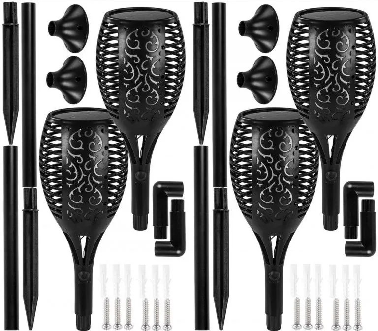 VOLTRONIC Set de lumini solare 51 LED, 4 buc