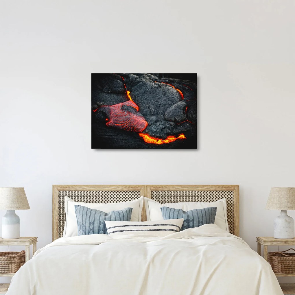 Tablou pe sticlă - Lava (70x50 cm)