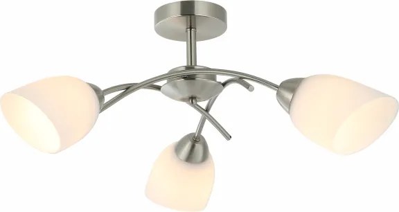 Lustră aplicată DONNA 3xE27/60W/230V nichel