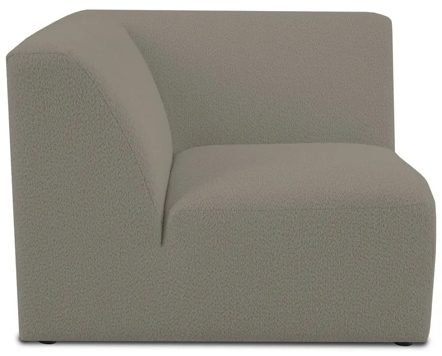 Modul pentru canapea maro deschis cu tapițerie din stofă bouclé (cu colț variabil) Roxy – Scandic