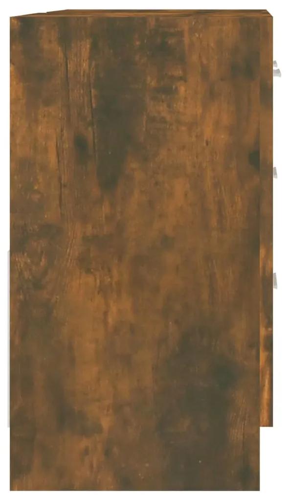 Dulap de chiuveta, stejar fumuriu, 63x30x54 cm, lemn prelucrat Stejar afumat, 1