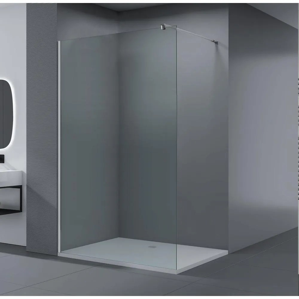 Walk-in Perete de duș 100, 190cm, 8mm