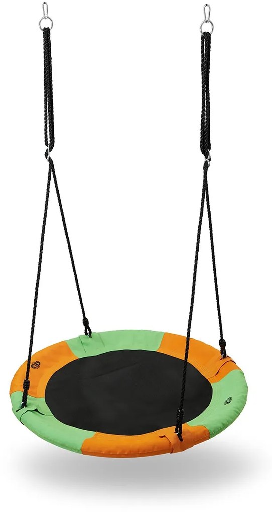 Leagan rotund material Verde Portocaliu