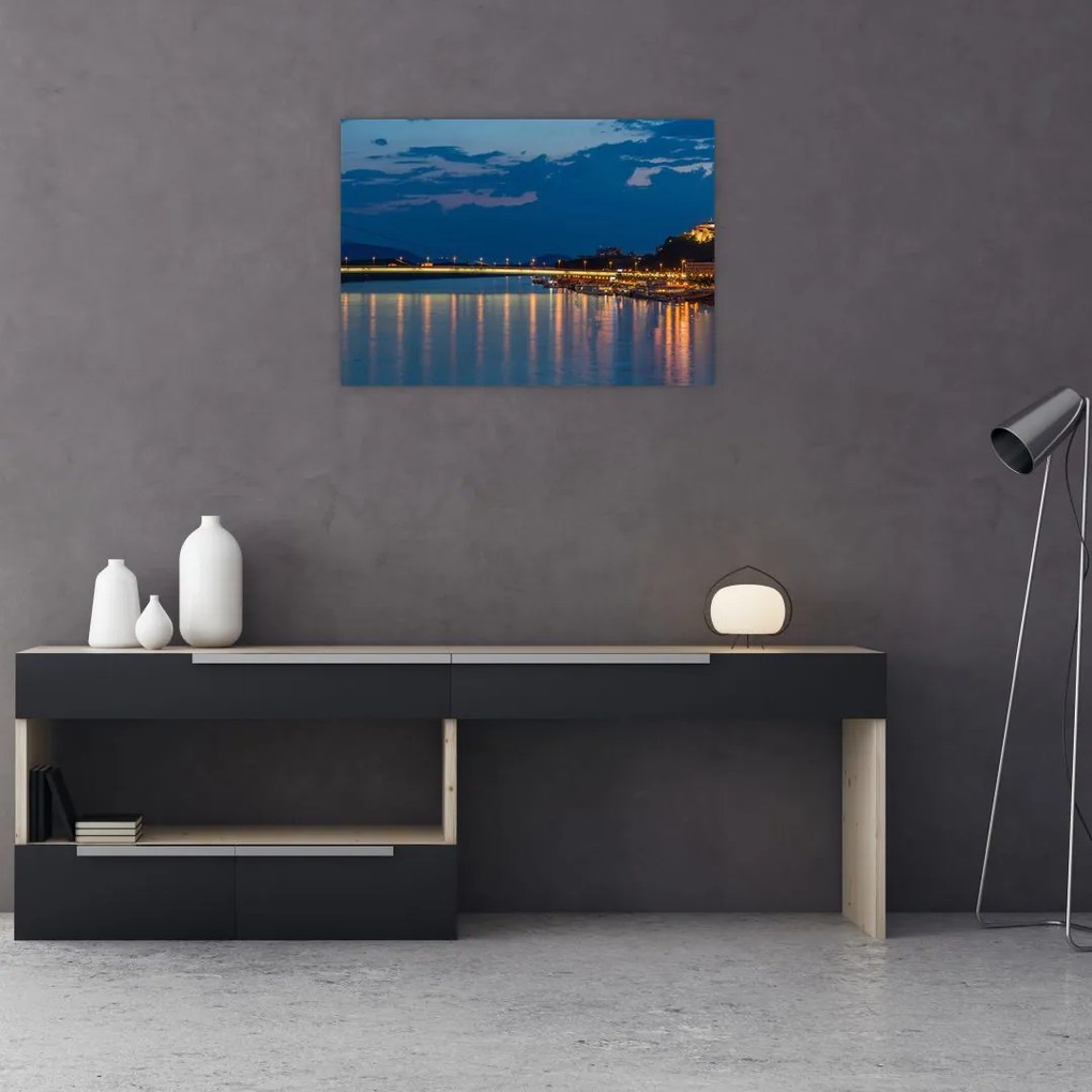 Tablou cu Bratislava și palat (70x50 cm)