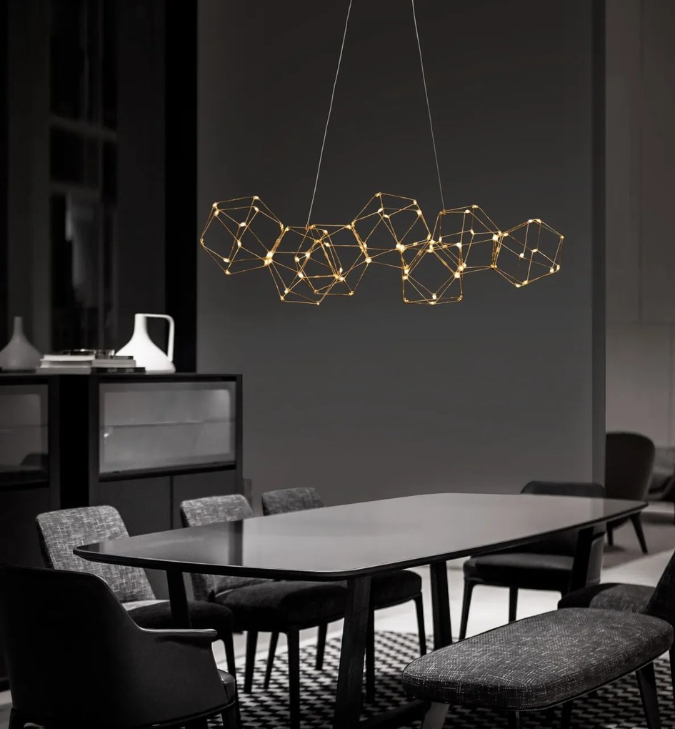 Lustra LED deosebita design modern NEBULA, 94,5cm