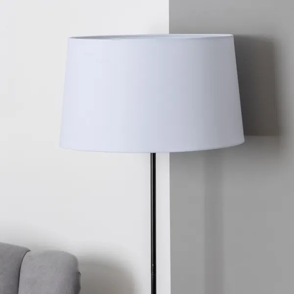 Brilagi - Lampă de podea LED CERIA, 1x E27/40W/230V, Ø 45 cm, alb/negru