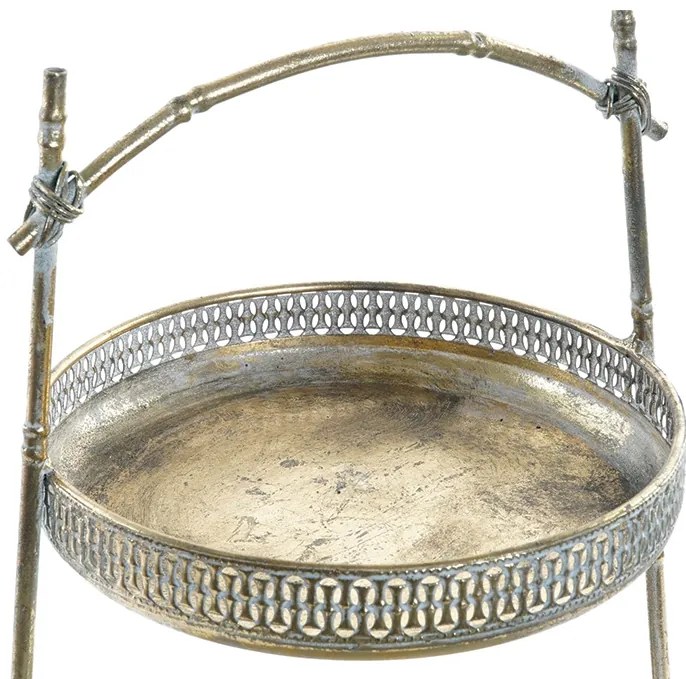 Suport etajat Gilded din metal auriu 31x27x46 cm