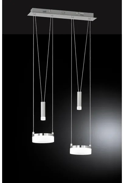 Lustră LED dimabilă pe cablu 2xLED/7,5W/230V + 2xLED/1W Wofi 7263.04.54.6000