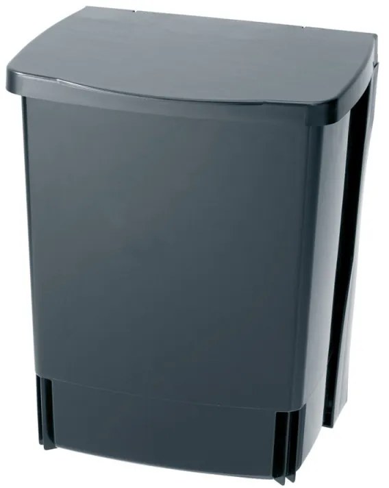 Cos de gunoi incorporabil Brabantia 647043, 10 L, Deschidere larga, Curatare usoara, Negru