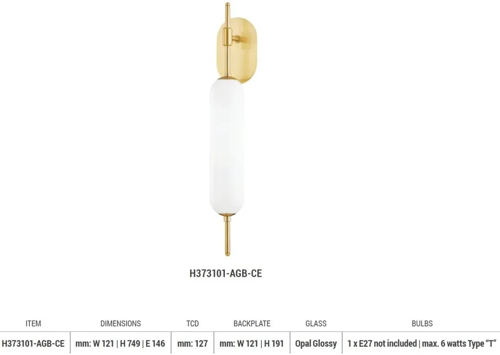 Aplica de perete design modern MILEY