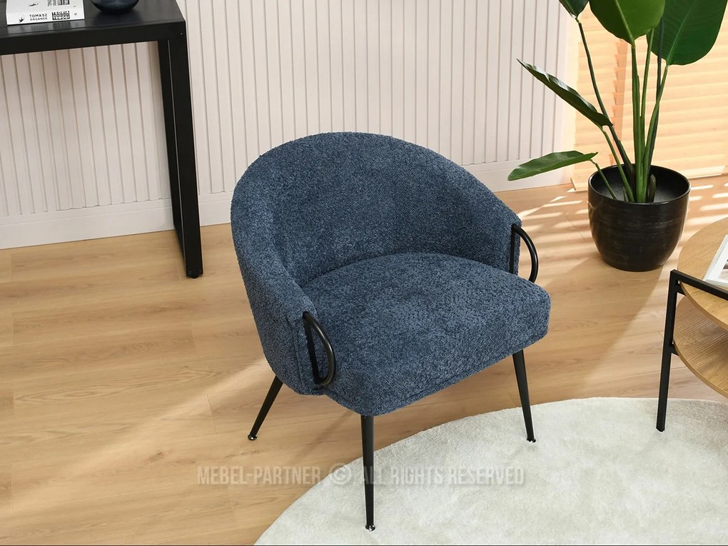 Fotoliu Carma F (albastru închis + negru). 1109979