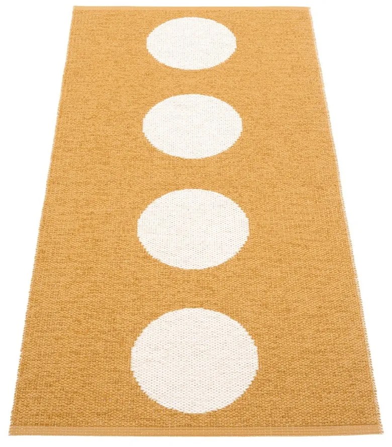 Covor tip traversă pentru interior și exterior galben ocru 70x150 cm Vera Ochre – Pappelina