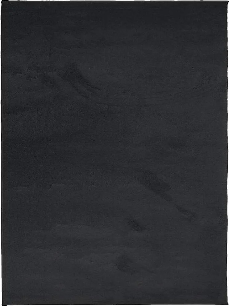 vidaXL Covor „OVIEDO”, fire scurte, negru, 240x340 cm