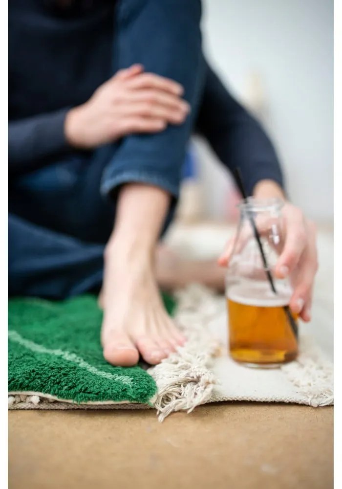 Covor gri deschis/crem lavabil/țesut manual din bumbac 170x240 cm Air Natural – Lorena Canals