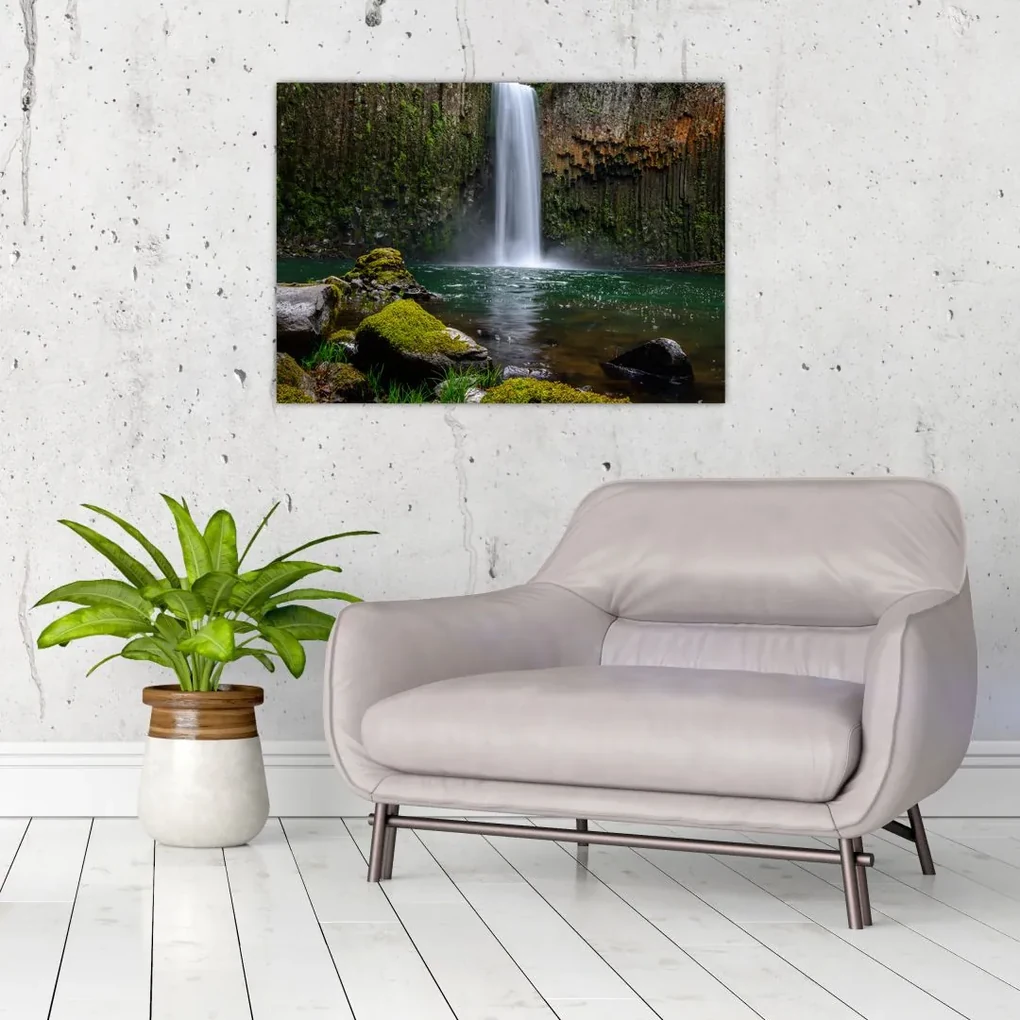 Tablou cu cascade (70x50 cm), în 40 de alte dimensiuni noi