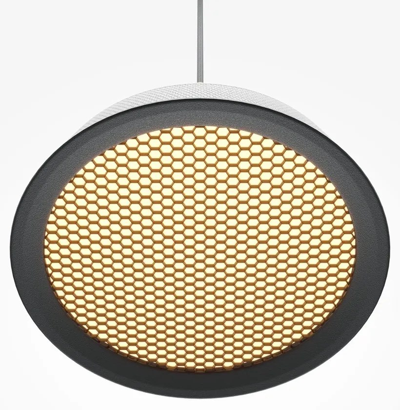 Pendul LED design modern El 14,5cm alb/auriu