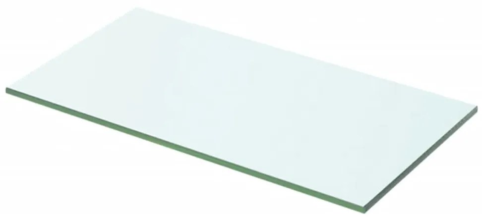 3051559 vidaXL Rafturi, 2 buc., 50 x 20 cm, panouri sticlă transparentă
