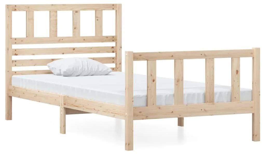 3101138 vidaXL Cadru de pat, 90x200 cm, lemn masiv