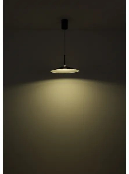 Globo 15635S - Lustră suspendată pe cablu LAMPONE, LED/18W, 230V, 4000K, negru