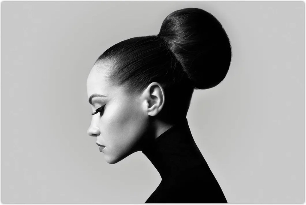 Tablou - Profilui femeii frumoase (90x60 cm)