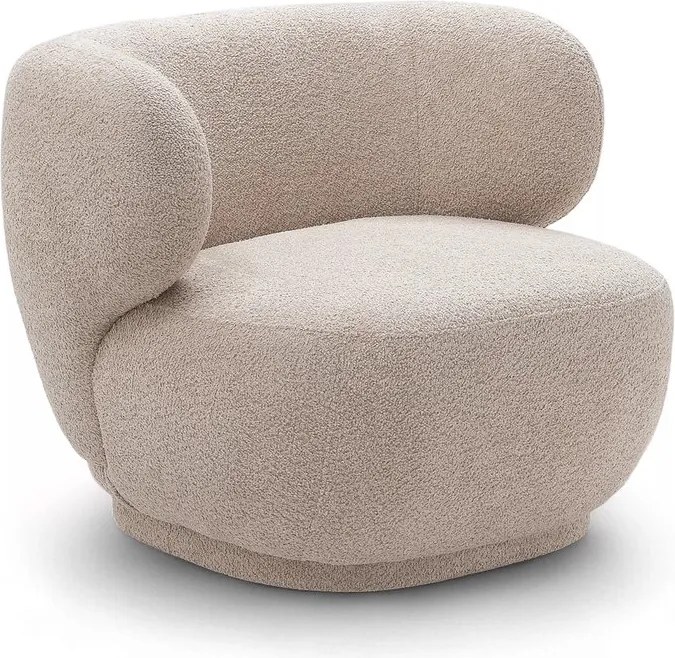 Fotoliu de relaxare Skindi - bouclé bej Catch Me 02