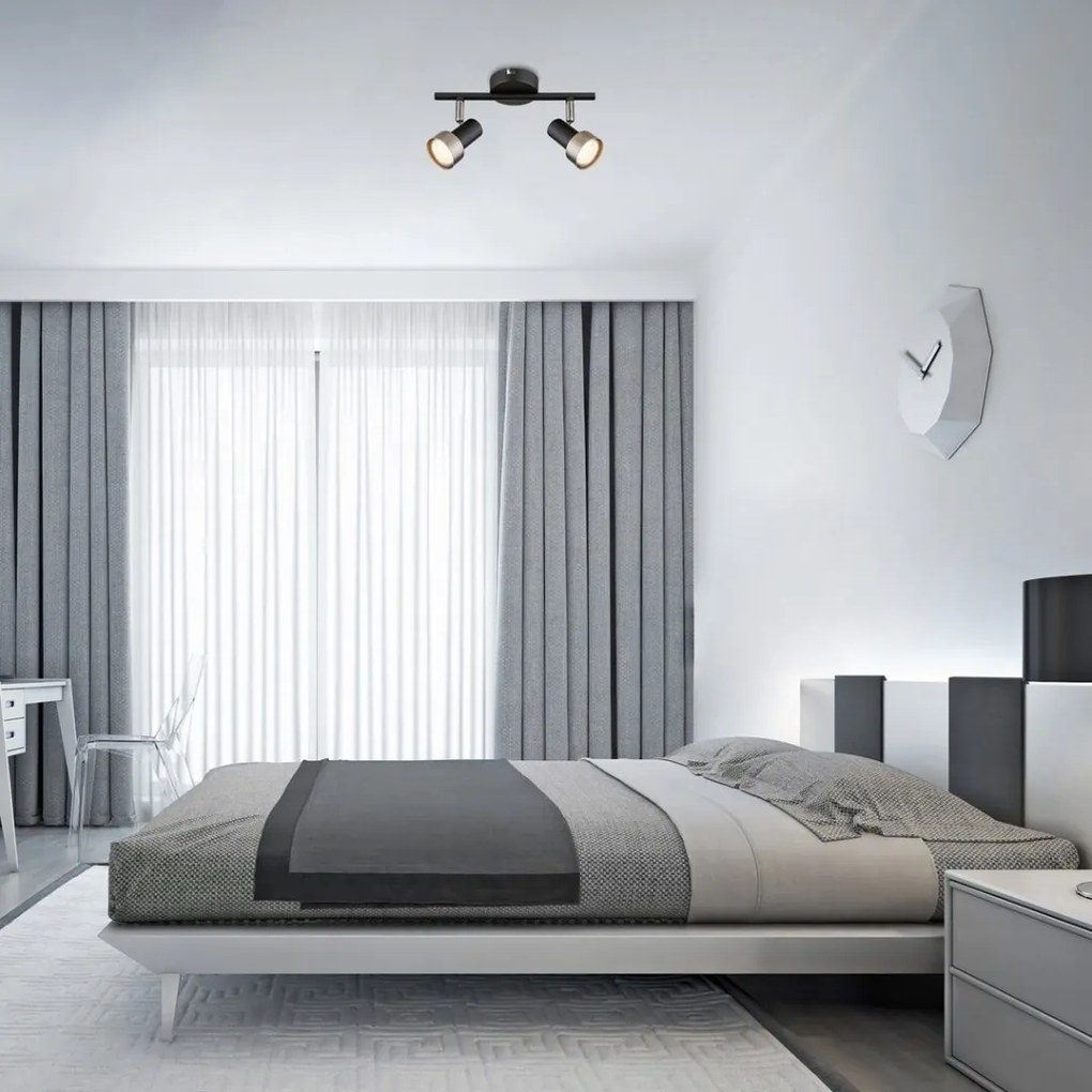 Aplica cu 2 spoturi directionabile stil minimalist Konrad