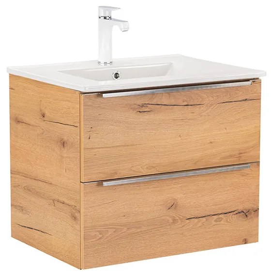 Dulap inferior Vario Trim 60 cu lavoar stejar-stejar