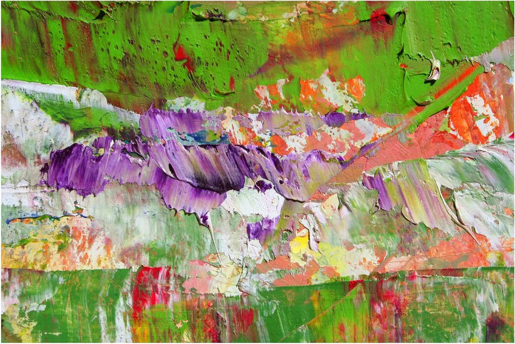 Tablou cu abstracție - pictura (90x60 cm)