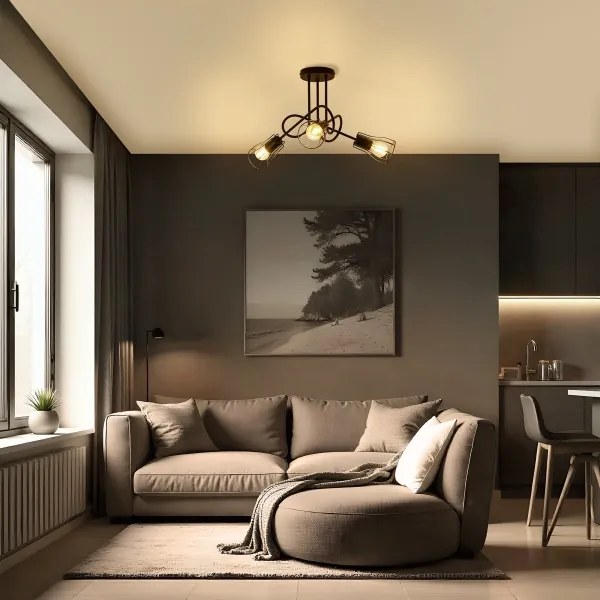 Lustră aplicată OXFORD 3xE27/15W/230V