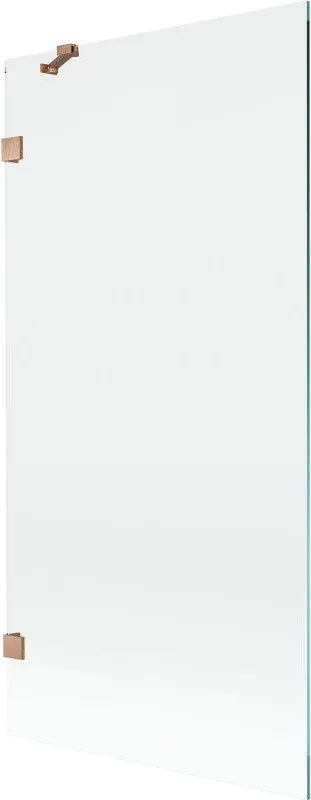 Mexen Lunar paravan de baie cu 1 panou 90 x 150 cm, transparent, cupru periat - 897-090-000-65-00