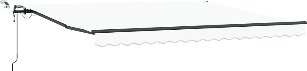 vidaXL Țesătură pentru copertină cu Alb 400 × 350 cm Poliester