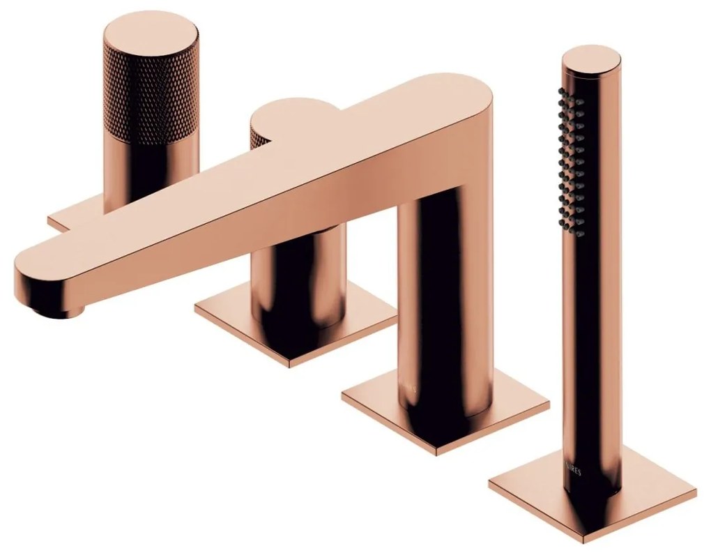 Omnires Contour baterie cada-dus cada cupru CT8032CPB