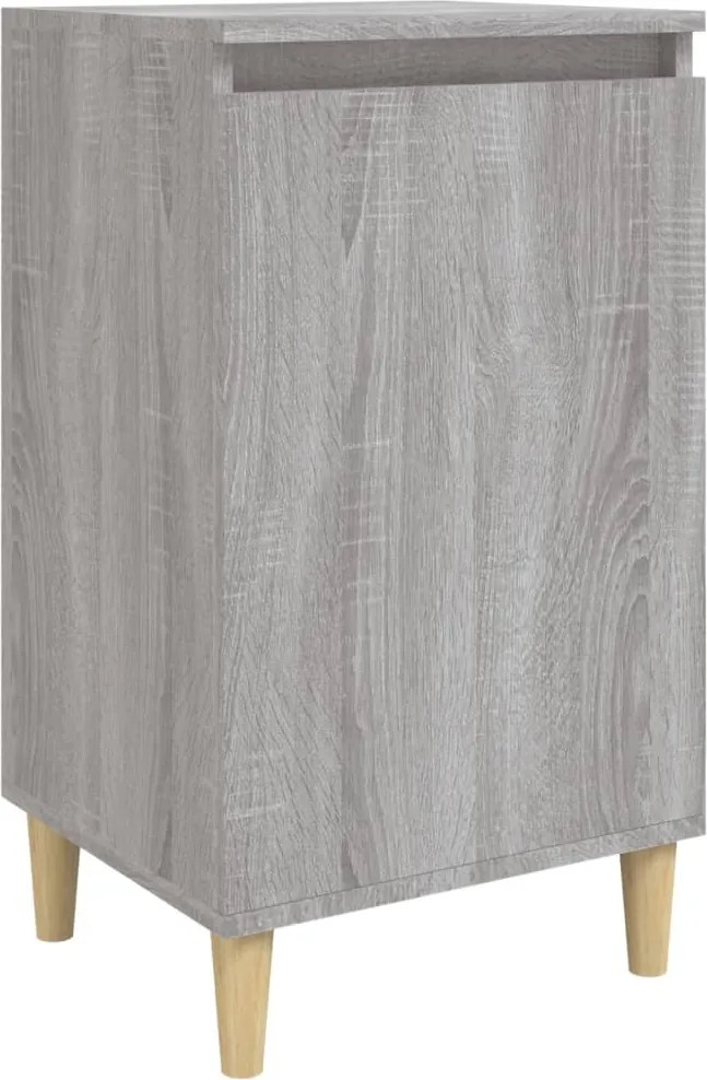vidaXL Noptieră, gri sonoma, 40x35x70 cm, lemn prelucrat