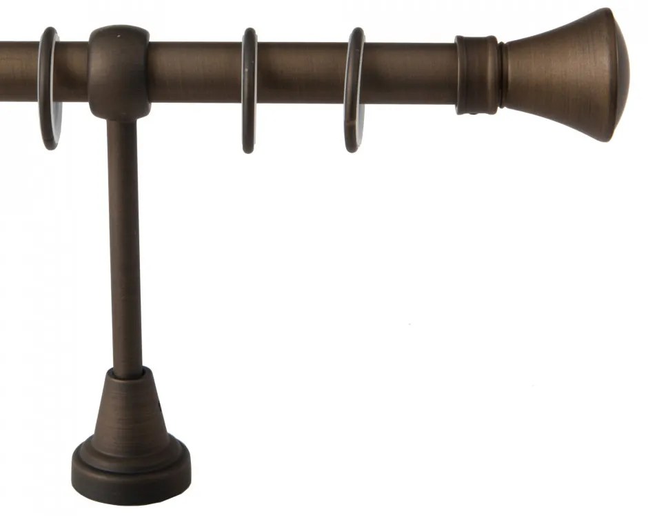 Galerie simpla prince 19 mm maro (Alege marime: 200 cm)
