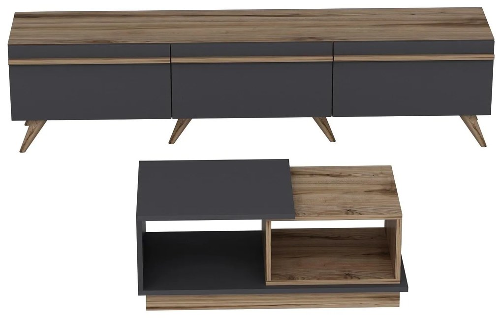 Mobilier living Amstel (Nuc + antracit). 1088814