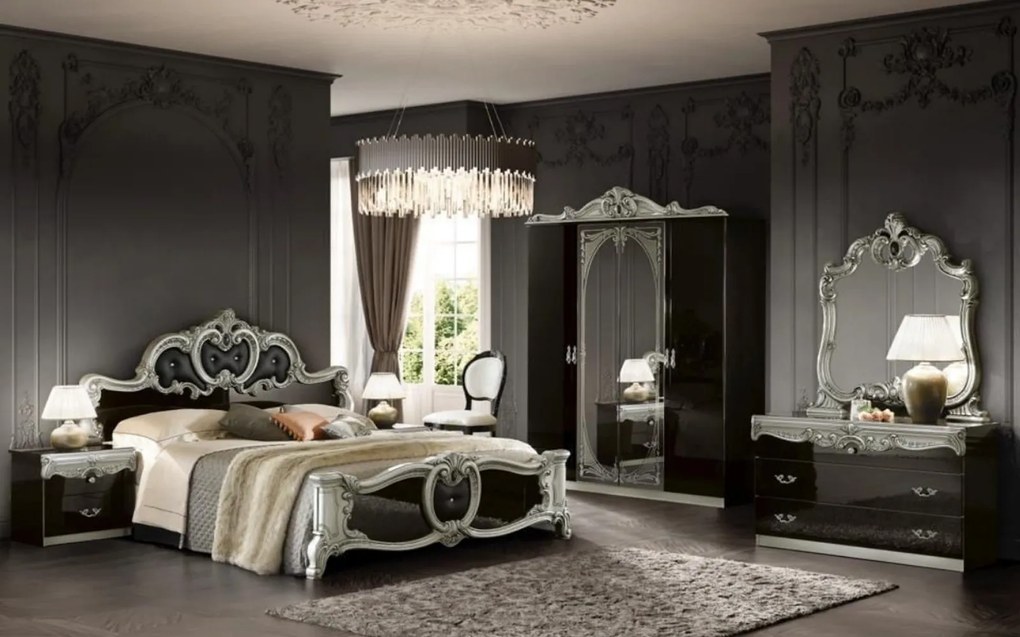 Set lemn masiv dormitor Lusso