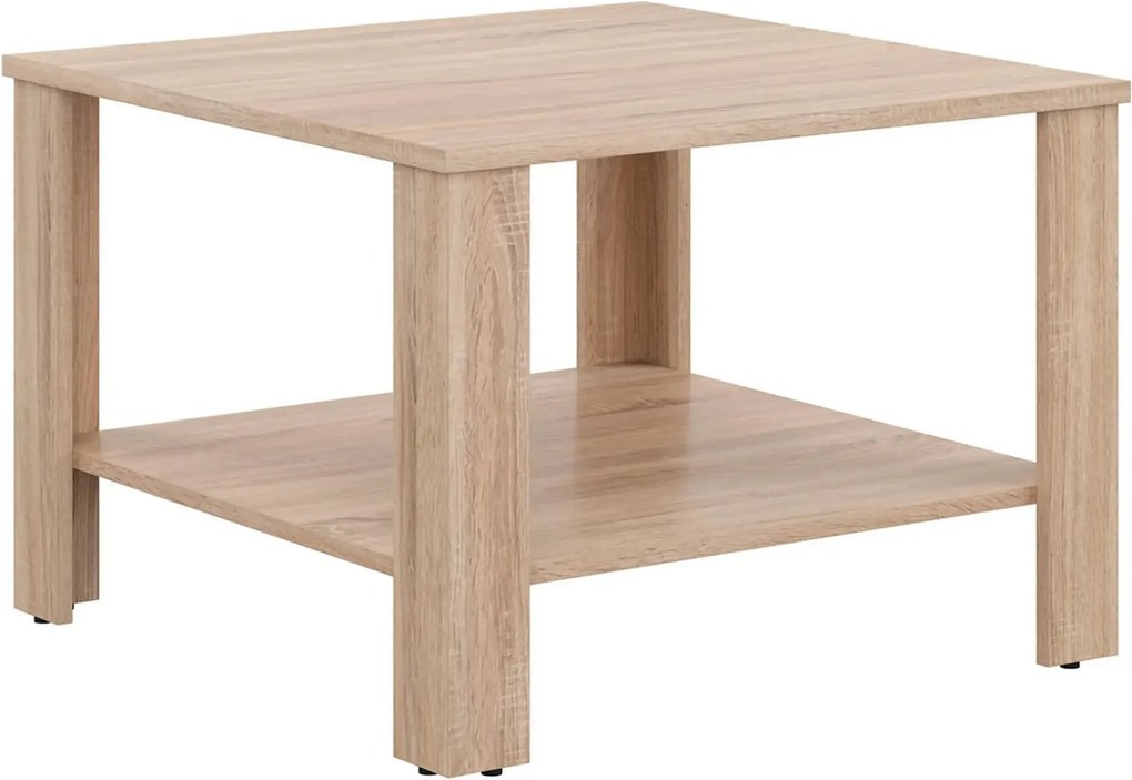 Masuta cafea ODETTE, stejar sonoma, PAL, 68x68x48 cm
