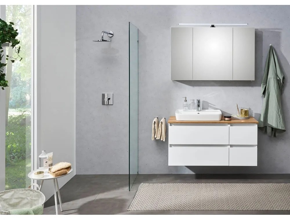 Dulap suspendat alb sub chiuvetă 110x53 cm Set 360 - Pelipal