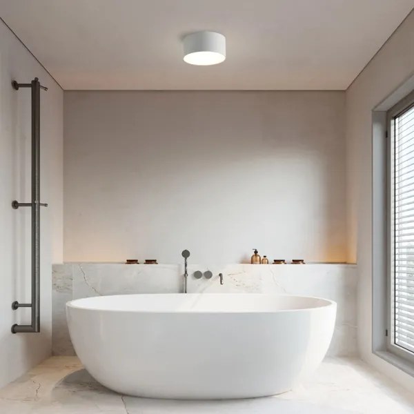 Brilagi - Plafonieră LED pentru baie FORIS, 14 W, 230 V, Ø 12 cm, albă, IP44