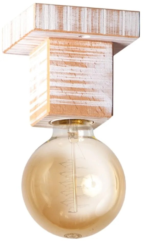 Spot aplicat rustic fabricat manual din lemn ALASKA